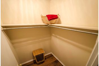 Large walk-in closets